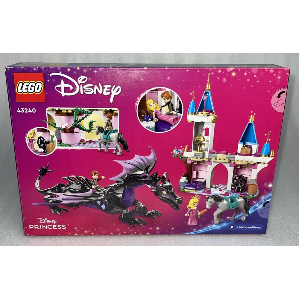 Lego Disney Princess Maleficent's Dragon Form & Aurora's Castle (583 pcs) 43240 - Picture 9 of 9